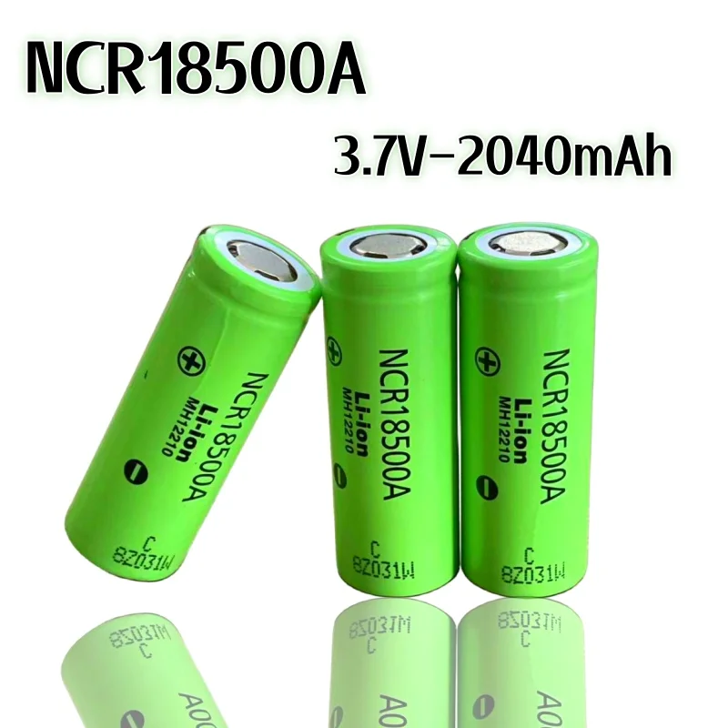 New high-quality 18500 3.7V 2040mAh 100% original NCR18500A 3.7V battery for flashlights, toy flashlights, etc lithium battery