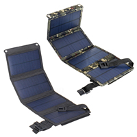Waterproof Solar Panel 20W 5V Foldable USB Solar Panel Battery Cells Emergency Charger with Carabiner