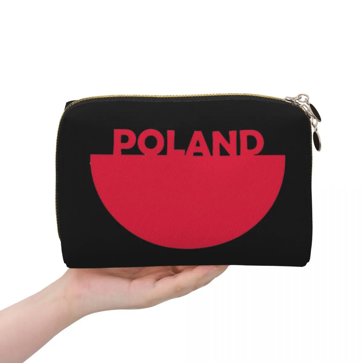 

Польский флаг Польши, флаг Польши, женская косметичка, дорожный органайзер для макияжа, сумка для хранения туалетных принадлежностей, Dopp Kit Box