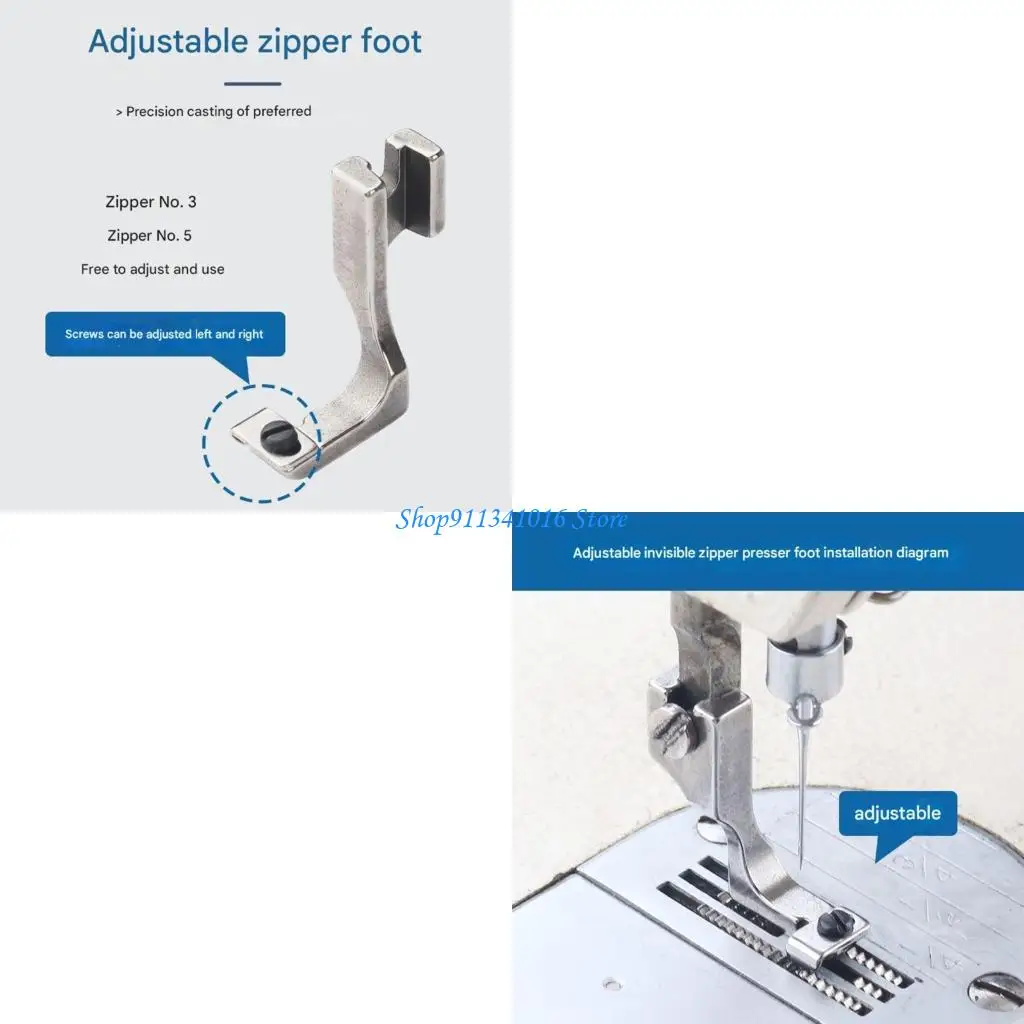 

Sturdy Steel Quilting Presser Foot Extended Flatbed Sewing Attachment Advanced Cloth Guidance Expert Tailoring Accessory