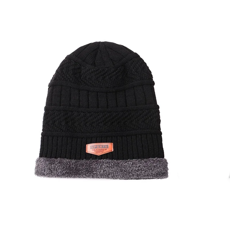 Gestrickte Visier Winter mütze verdicken warme Ohren schützer Schädel Mützen für Männer Frauen Wolle Schal Mützen Radfahren Ski maske Sturmhaube Motorhaube