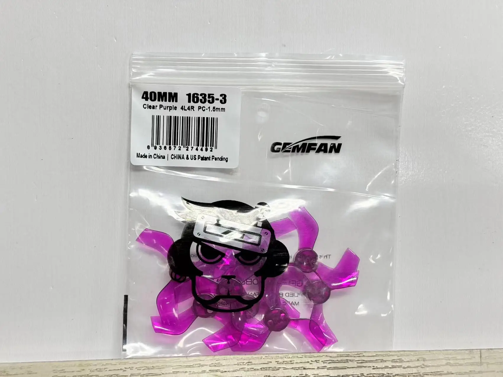 8pcs 1mm/1.5mm 3-Blade Gemfan 1635 1.6x3.5x3 40mm shaft CCW/CW propeller Hollow cup brushless motor RC Drone airplane parts