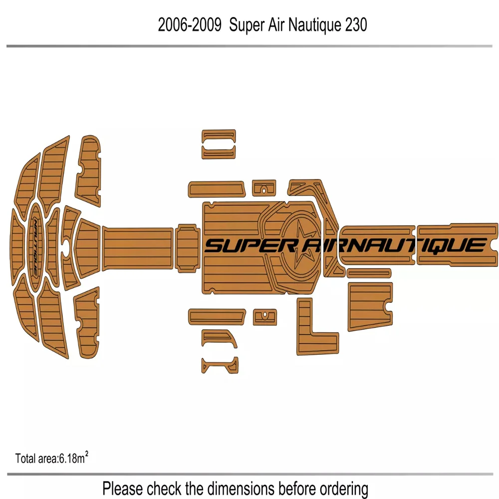 2006-2009 Super Air Nautique 230 Cockpit swim platform 1/4