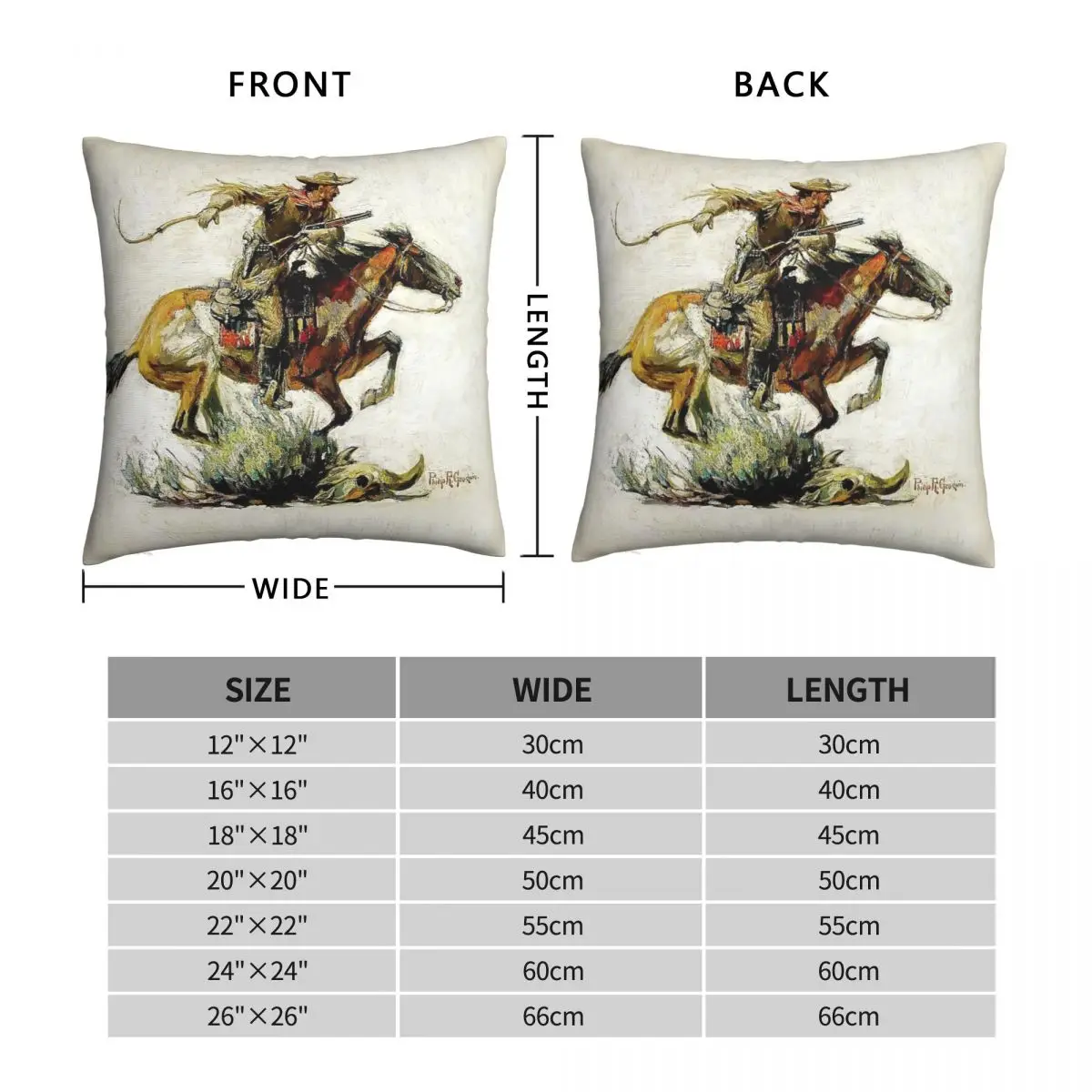 Winchester Horse And Rider Pillowcase Polyester Linen Velvet Pattern Zip Decor Throw Pillow Case Room Cushion Cover