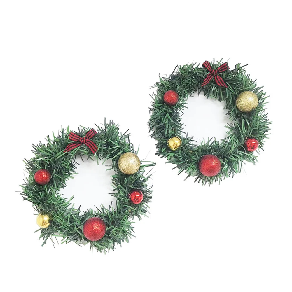Christmas Celebration Christmas Ball Wreath Charming Seasonal Decor Easy Installation Wreath Lightweight Hanging Wreath