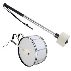 Stainless Steel Drum Stick Bass Snare Drum Drumstick Instrument Accessory for Grosse Trommel player