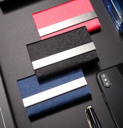 Men's and Women's Office Business Portable Business Card Box, Outdoor Enterprise Creative Business Card Holder