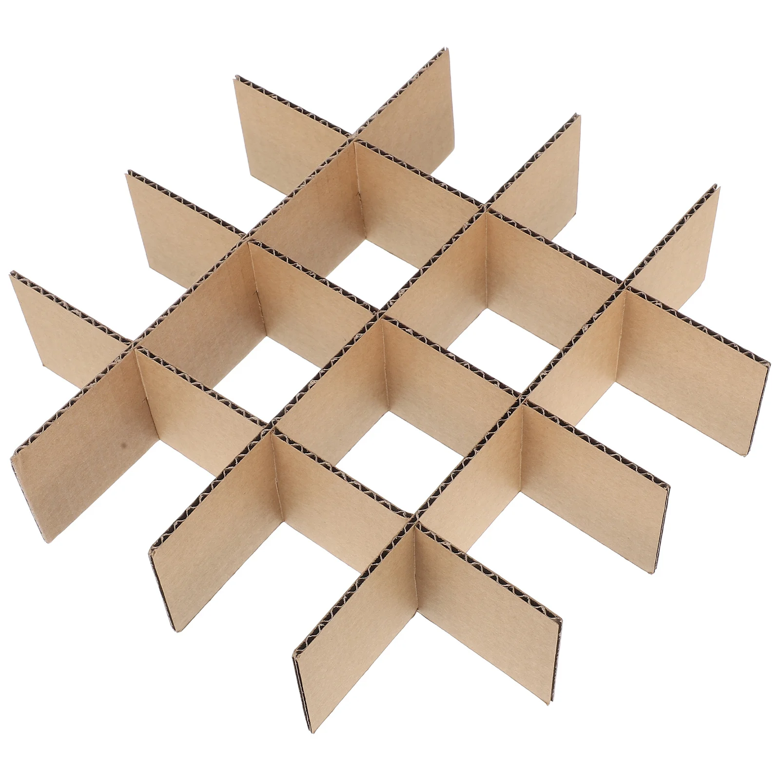 Protezioni per bordi da imballaggio riutilizzabili per divisori di cartone da trasporto da 6 pezzi per scatole di smistamento e applicazioni per l'organizzatore di forniture artigianali