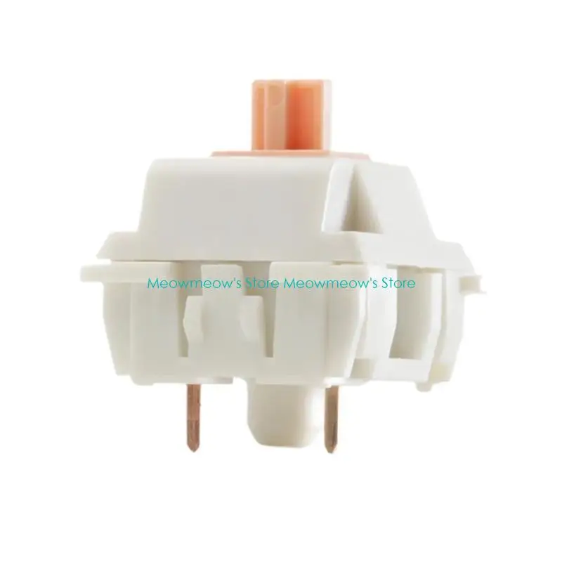 W91Aアップグレードされたメカニカルキーボード触覚スイッチ70Mクリックポンステムホワイトパンダ線形スイッチ3pins 10pcs