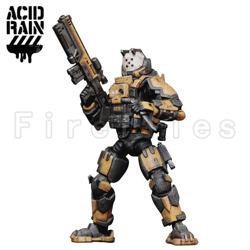 

1/18 3.75inches Acid Rain Action Figure FAV-A73 Yellowjacket Captain Anime Collection Model Toy Free Shipping