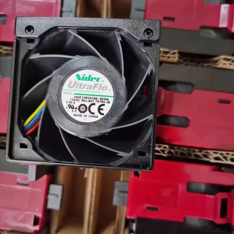 for Nidec V60E12BS2CB5-08T06 6038 DC Cooling Fan