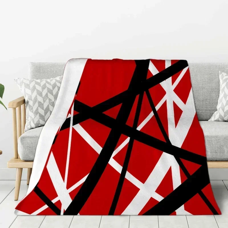 Blanket Van Halen Band Printing Flannel Blanket For Bed Sofa Chair Applicable All Season Travel Camping Blanket  throw blanke@0￥