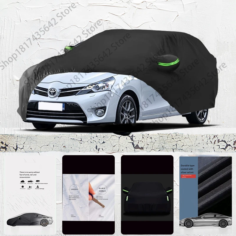 

For Toyota verso Anti-UV Sun Shade Rain Snow Resistant Black Cover Dustproof Car umbrella Full Car Cover Outdoor Protection