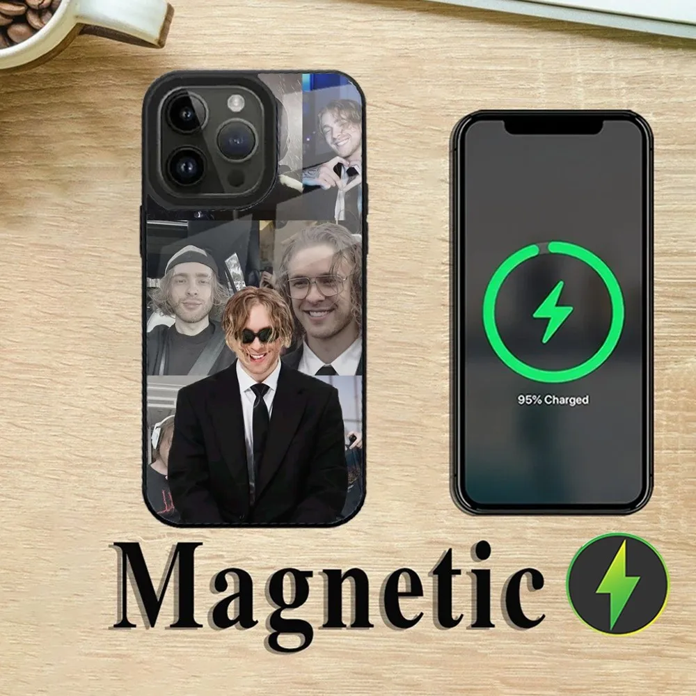 Rapper Egor Kreed EK Phone Case For iPhone 16,15,14,13,12,11,Plus,Pro,Max Mini Magsafe Magnetic Wireless Charging image 3