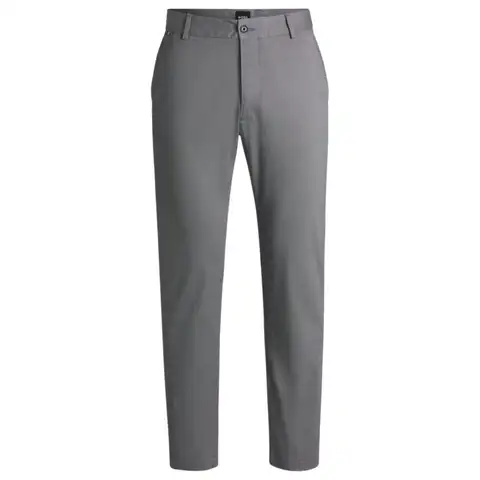 BOSS | Regular fit-byxor i mönstrad stretchbomull 10 best sales chefs träningsoverall - №5