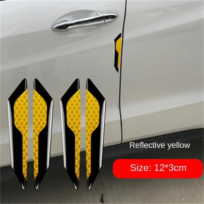 Car Anti-collision Reflective Car Sticker Decorative Protection Strip Car Door Anticollision Car Sticker Electric Car Decoration