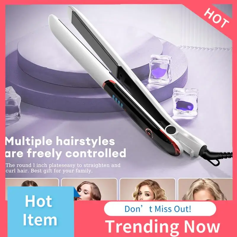 تسليم 24 ساعة، مكواة فرد الشعر الاحترافية للتحكم الرقمي، مكواة تجعيد، طلاء سريع التسخين