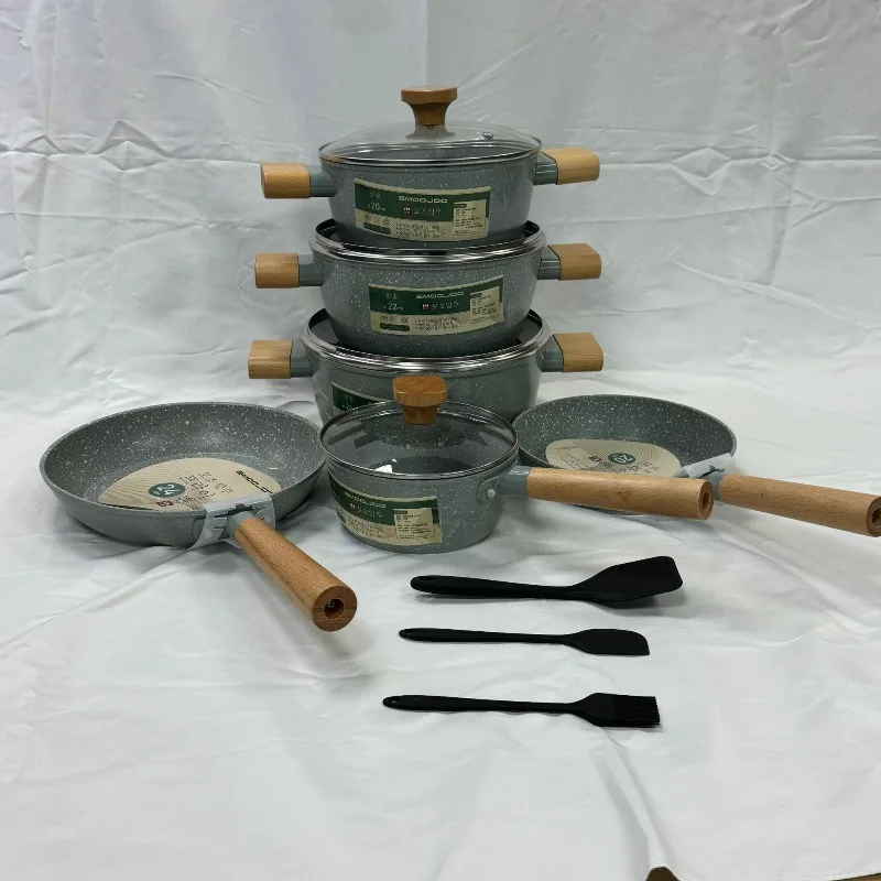 

Korean light green Maifanshi fried soup pot milk pot
