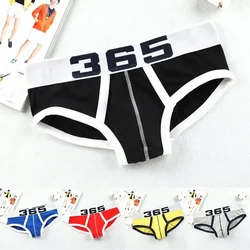 Sexy cuecas masculinas u convexo bolsa calcinha de algodão respirável curto roupa interior hombre cintura baixa cuecas deslizamento gays imitar lingerie