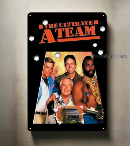 A-Team Film Metallposter - Sammlerstück Schild - 20x30cm, - Aluminiumschild