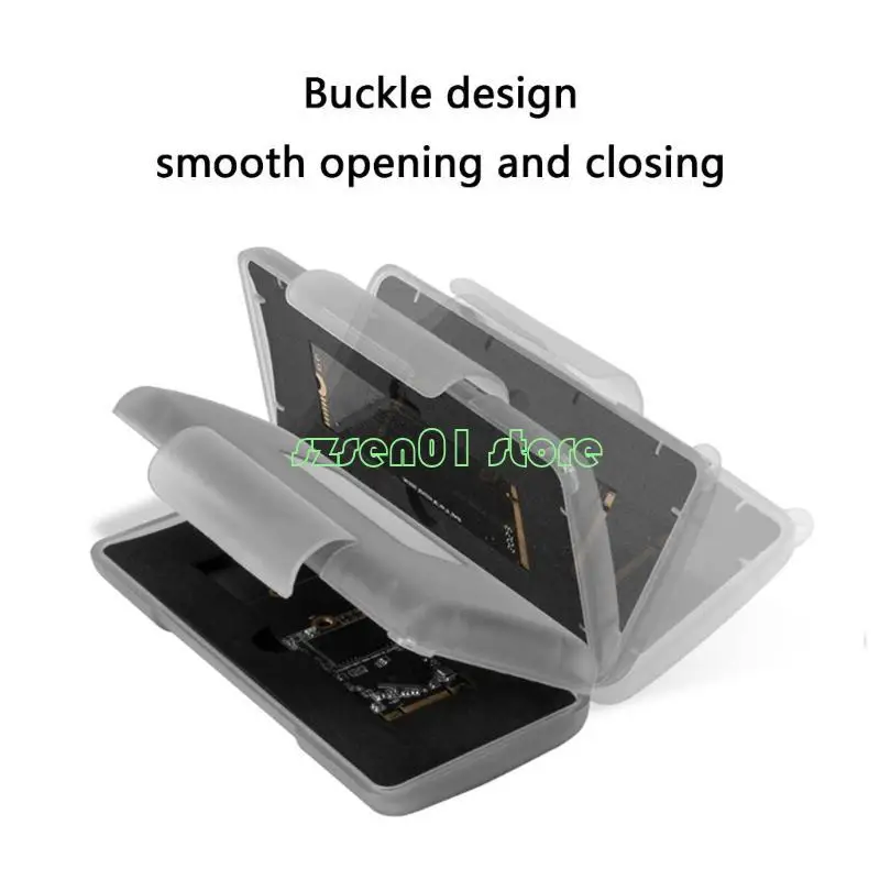 G32A 2 Slots M.2 Hard Drive Storage Case Portable Dustproof Shockproof Design for IT Professionals and Digital Enthusiasts