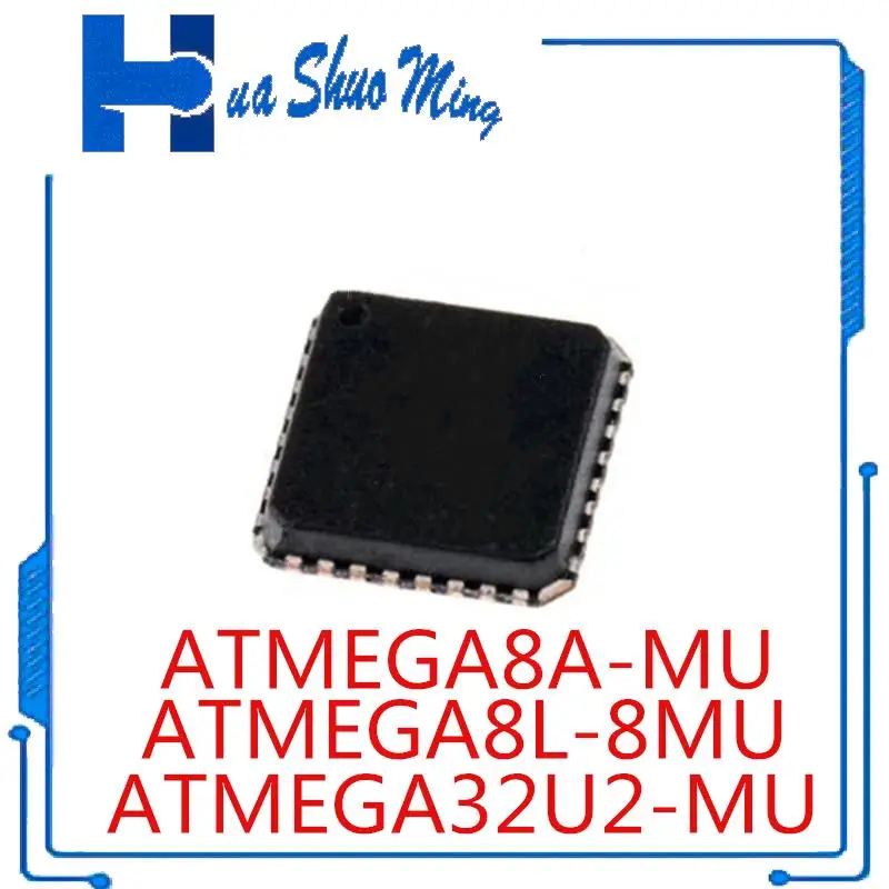 

2 шт./лот ATMEGA8A-MU ATMEGA8L-8MU ATMEGA8A ATMEGA8 ATMEGA8L ATMEGA32U ATMEGA VQFN32