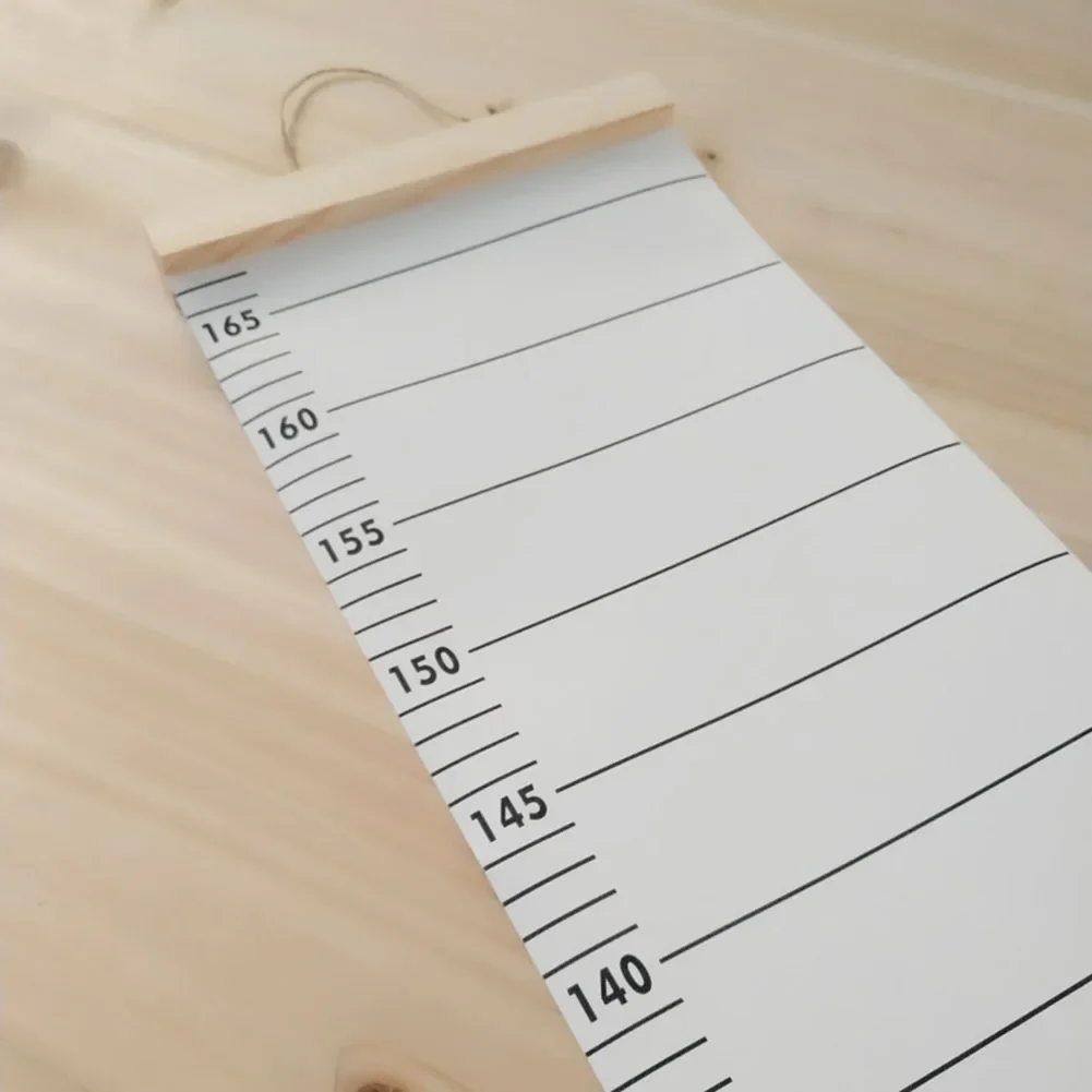 Nordic Kinder Höhe Herrscher Leinwand Hängen Wachstum Diagramm Kinderzimmer Wand Dekorative Baby Fotografie Requisiten Höhe Herrscher – Detail 8