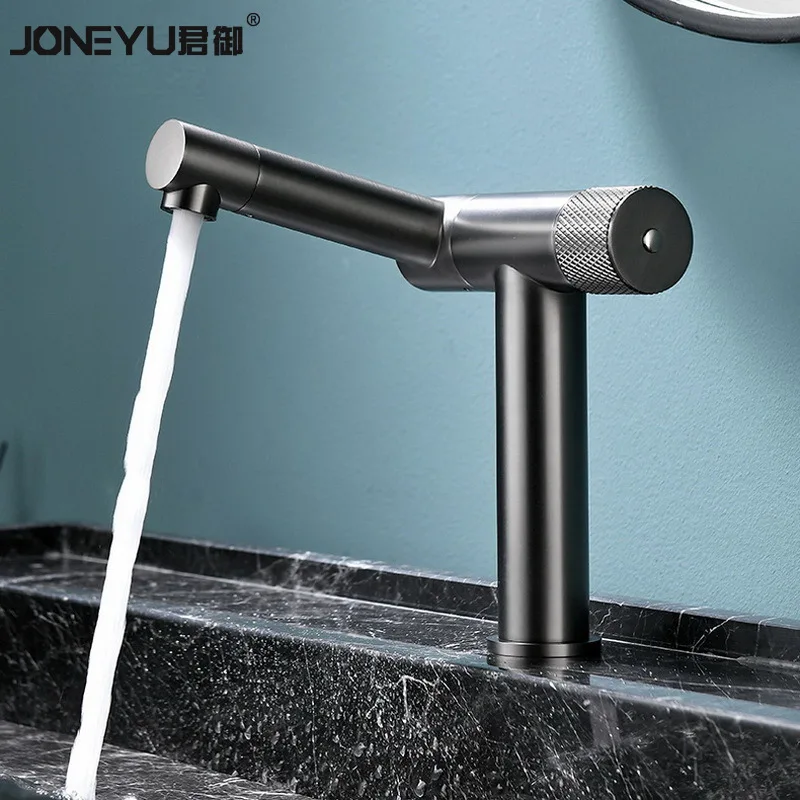 

Латунный Смеситель для раковины в ванную комнату, с поворотом на 360 °