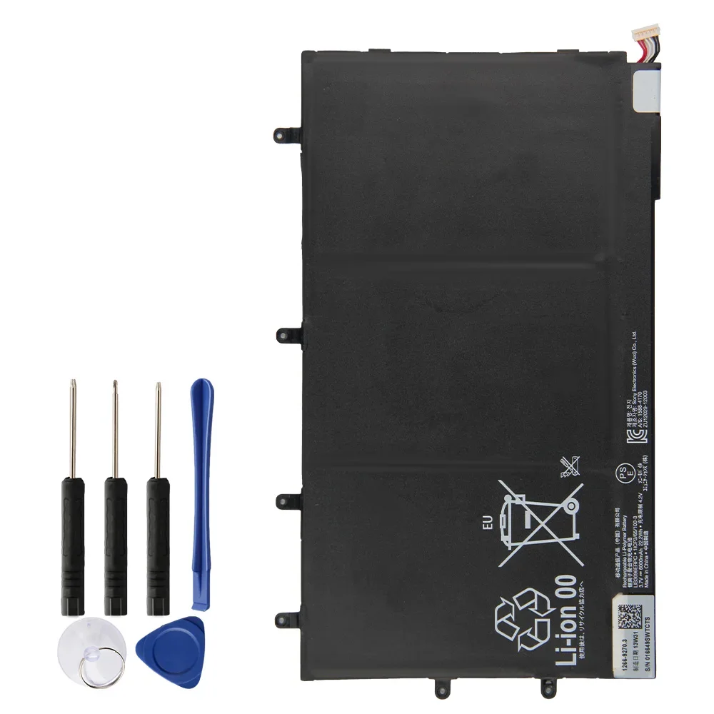 Replacement Battery LIS3096ERPC For SONY Xperia Z Tablet 1ICP3/65/100-3 6000mAh Quality Batteries With Tool