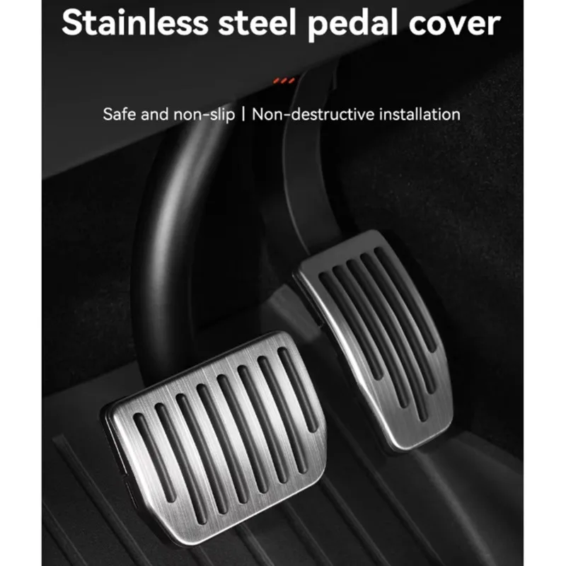 【Price Drop !!】-For Tesla Model 3 Y/YL X/S Juniper Highland 2019-2026 Foot Pedals Installation Fuel Brake Accelerator Pedal Cove