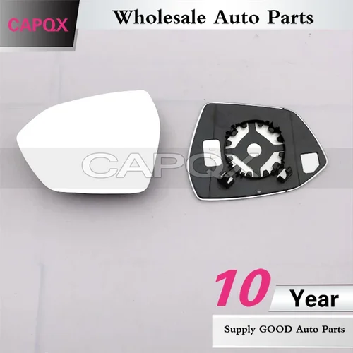 Imagen 2 del producto CAPQX espejo retrovisor exterior de cristal para Ford Territory 2019-2021 lente de marcha atrás lente de espejo retrovisor lateral con punto ciego calentado