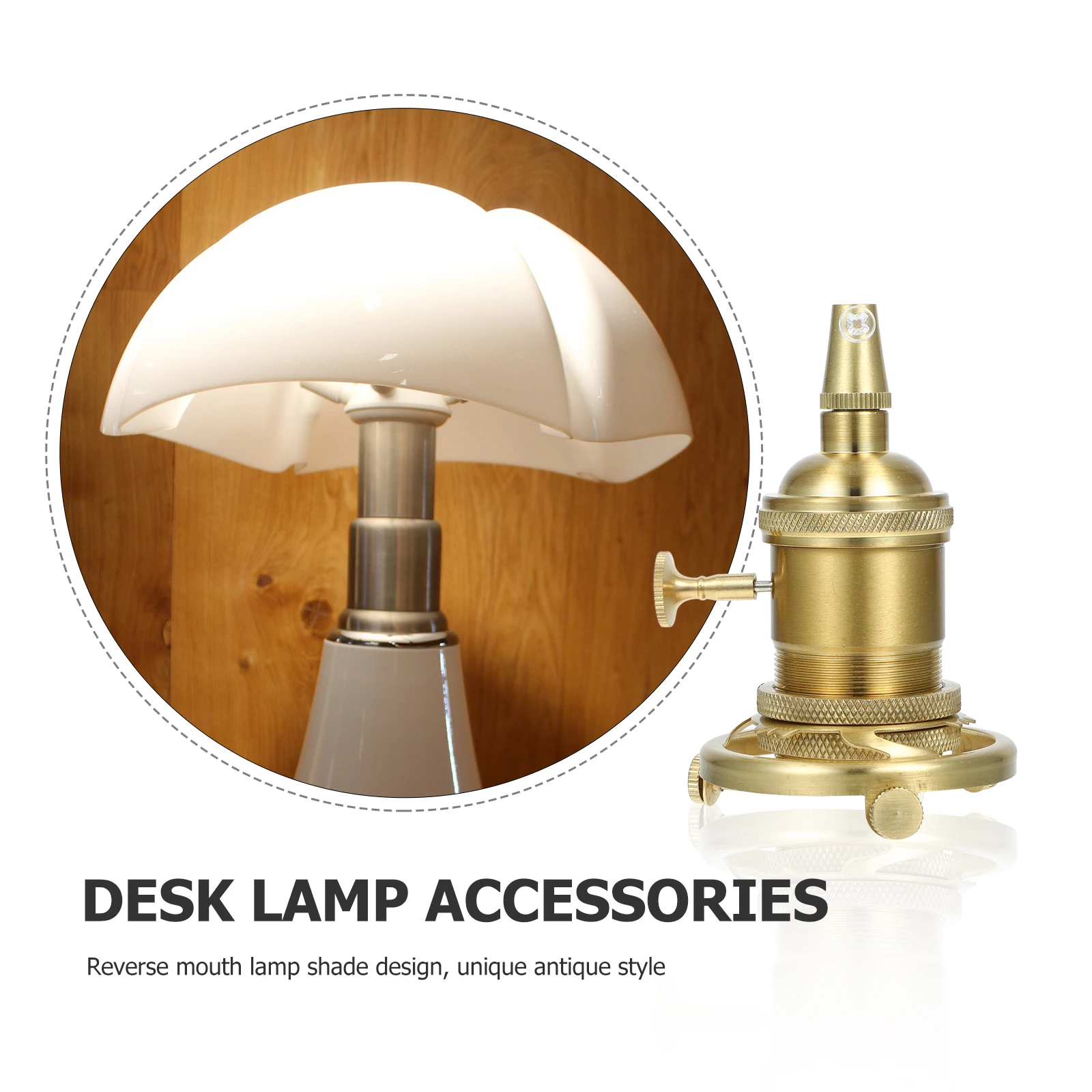 Retro Aluminum Light Socket E27 Lamp Holder Switch Vintage Hanging Light Accessories for Home Office DIY Project