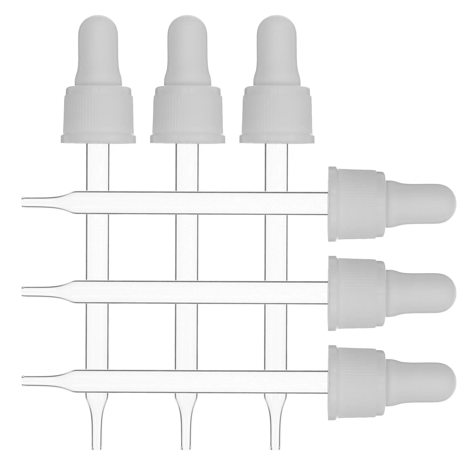 

6pcs Glass Caps Precision Glass Droppers Liquid Dispensing For Soda Droppers For Soda Making Lab Use Pipette Tools