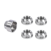 Nut M5 M6 M8 M9 M10 M12 M14 M16Security Anti Theft Screws nut 304Stainless Steel Mountain Bike Awning Car Accessories LED Lights
