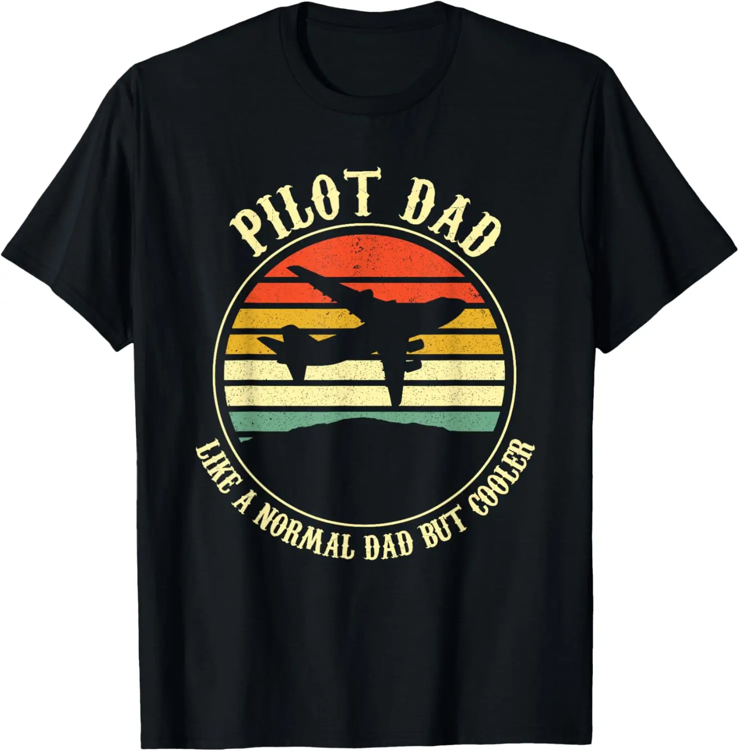 

Мужская футболка Pilot Dad Like A Normal Dad But Cooler на День отца
