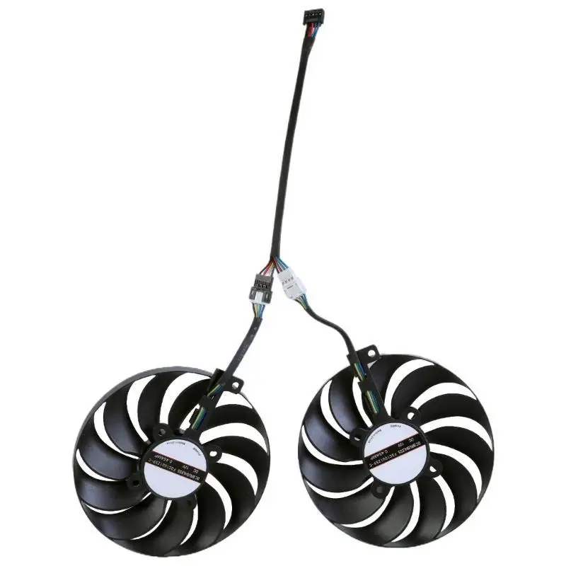 

652F 5Pin GPU Cooling Fan 95mm Quiet Operating For RX5500XT FDC10U12S9-C Long Time