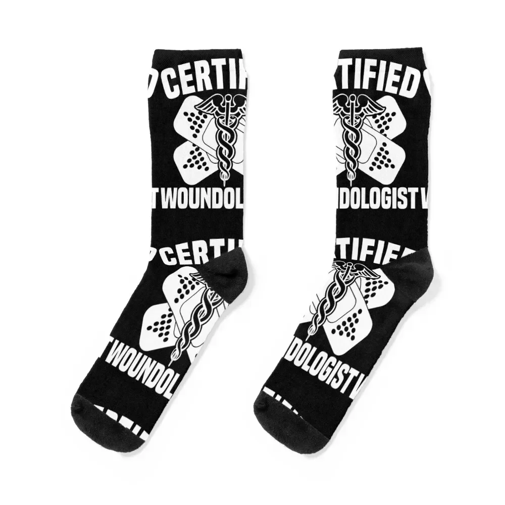 

Wound Care Nurse Certified Woundologist Socks happy basketball anti-slip bright garter Designer Man Socks Women's