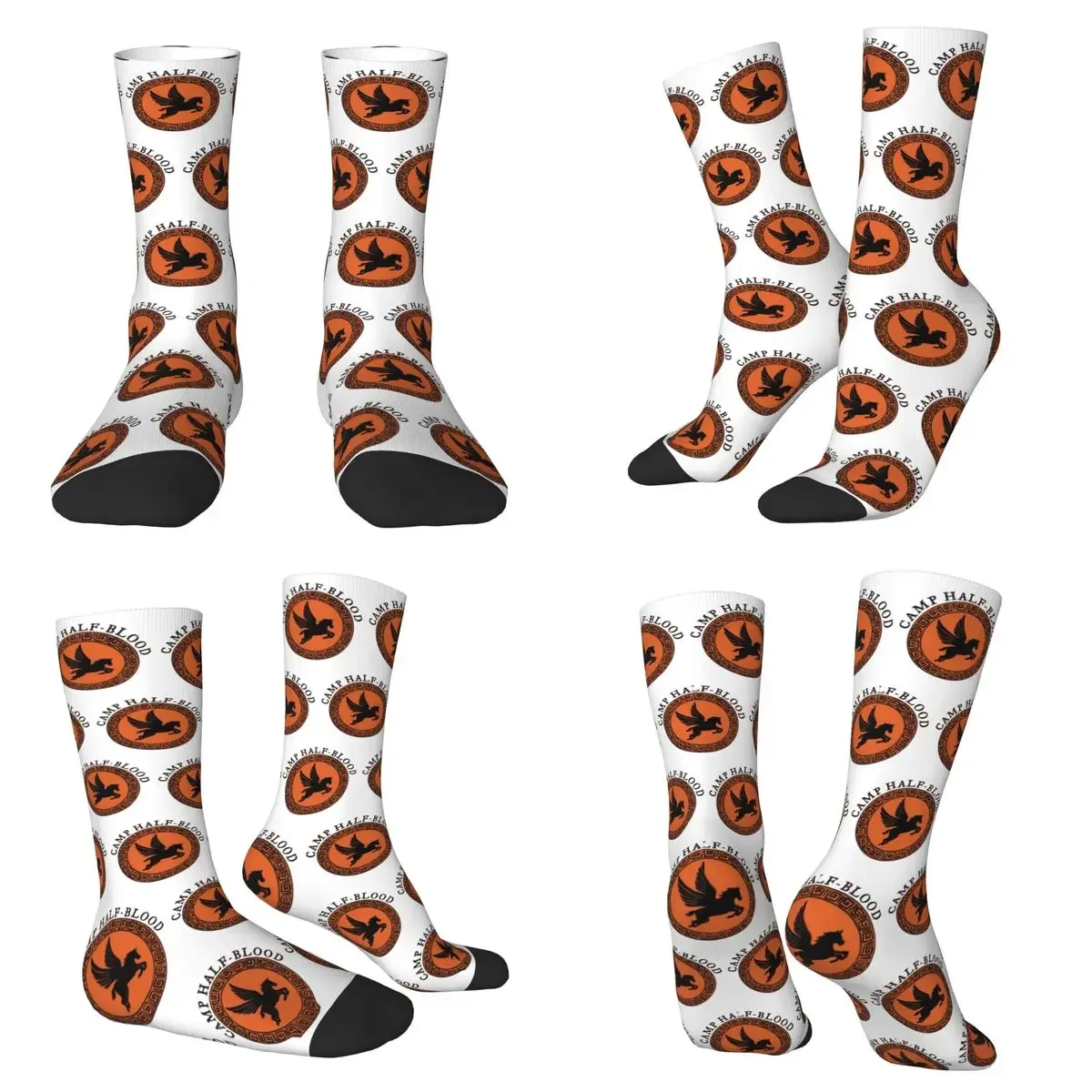 

Носки с логотипом Camp Half Blood, впитывающие влагу, всесезонные, для мужчин и женщин, подарки на День святого Валентина