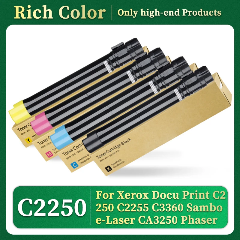 1PCS C2250 7500 Toner For Xerox Docu Print C2250 C2255 C3360 Sambo e-Laser CA3250 Phaser 7500 Compatible Toner Cartridge