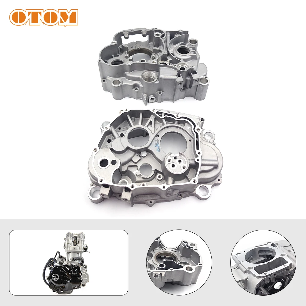 

OTOM Motocycle Left Right Crankcase Middle Box Side Crank Case For ZONGSHEN CBS300 ZS174MN-3 NB300 ZS174MN-5 Water-Cooled Engine