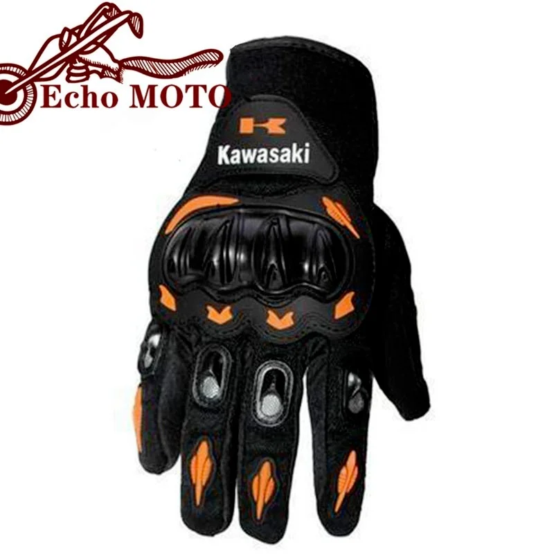 Kawasaki Motorradhandschuhe Rider Anti-Rutsch Full Finger Racing Off-Road Fahrradhandschuhe