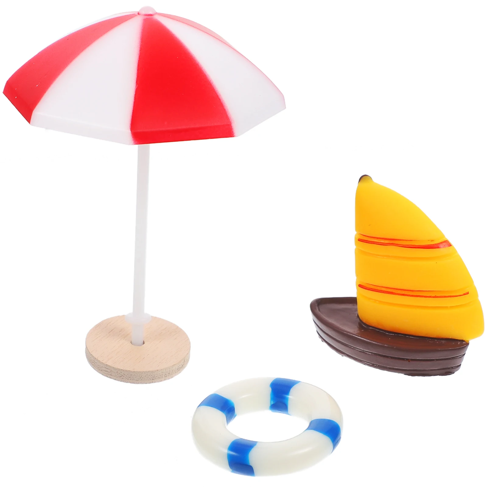 

Coastal Room Decor Beach Mini House Decoration Microlandscapes Style Ornament Summer Theme Material Package