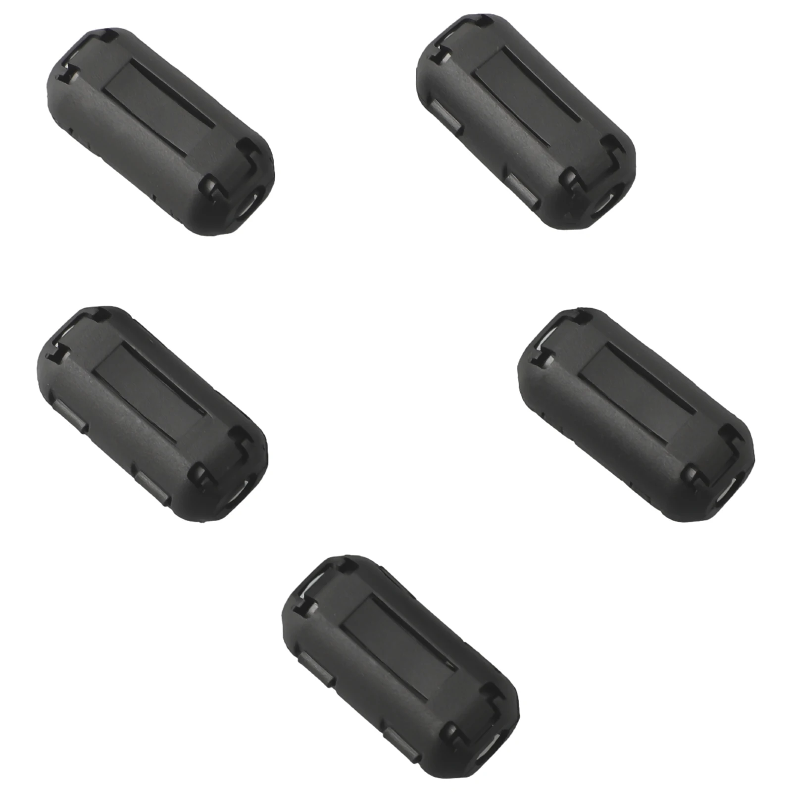 Brand New Ferrite Core for emi Noise Filter High Quality Hot Sale for emi Noise Filter Ferrite Core 2/5Pcs 5mm Black Soft