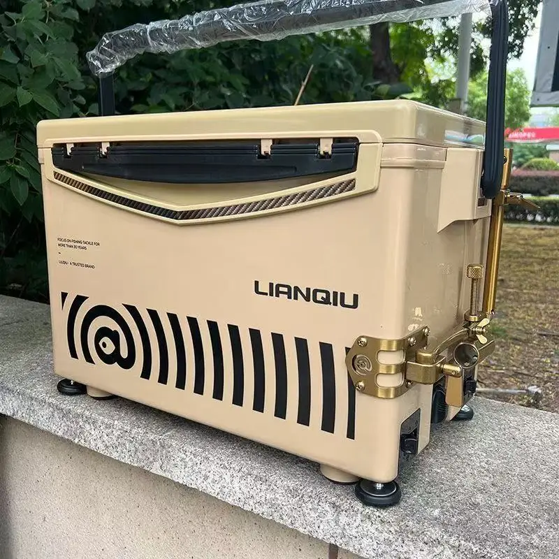 Even Ball Fishing Box 2026 New LA2900 Installation-free Scratch-proof 29L Stainless Steel Accessories Fishing Box