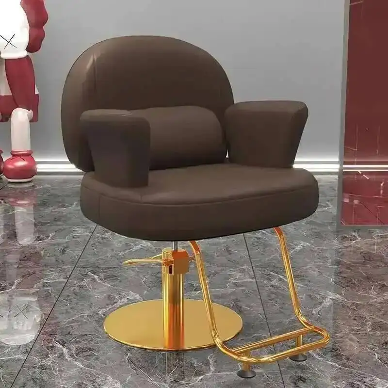 

Парикмахерские волосы до красного стула, профессиональные парикмахерские стулья для парикмахерской, многофункциональный салон красоты, стирка, эстетическая сова