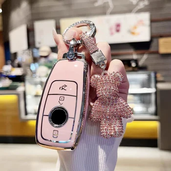 עבור mercedes benz a c s G כיתה glc cla glb 200 2024 מעגל w205 w213 w222 x167 w177 מכונית מפתח חכם מכונית כיסוי