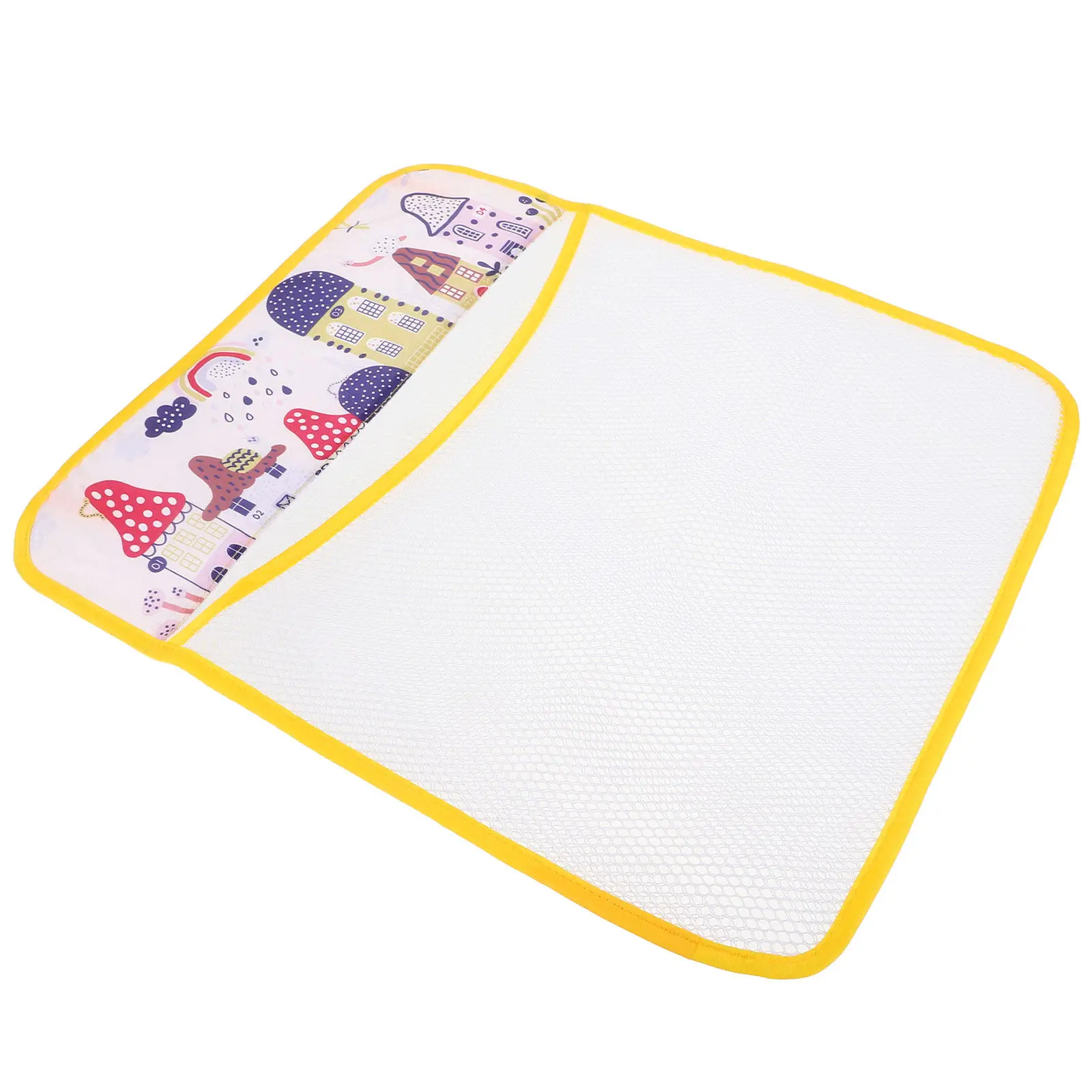 Kids Bath Storage Bag Mesh Organizer with Adorable Cartoon Prints Hanging Wall Storage for Bathroom Items Bath Toy Net