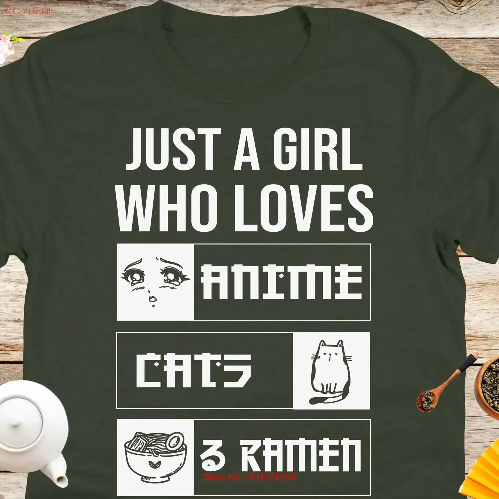 Anime Cats Ramen shirt gift for her him manga merch otaku fashion fan unisex vintage Washed streetwear Stylish Casual Stretched