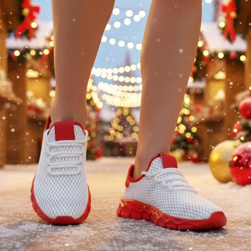 

Men's Shoes Sneakers Flats Shoes Men Running Walking Shoes Fashion Breathable Casual Lightweight Shoes Plus Size Male Sneakers