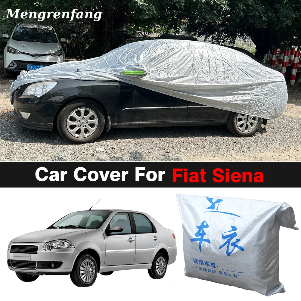 

Outdoor Car Cover For Fiat Siena Petra Palio Auto Sun Shade Rain Snow Dust Anti-UV Resistant Cover